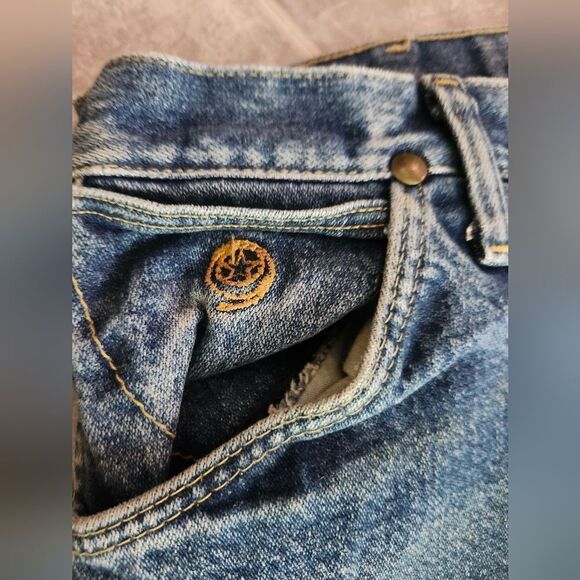 Vintage Distressed Wrangler Jeans 31 x 34 Worn Aged - Picture 5 of 8